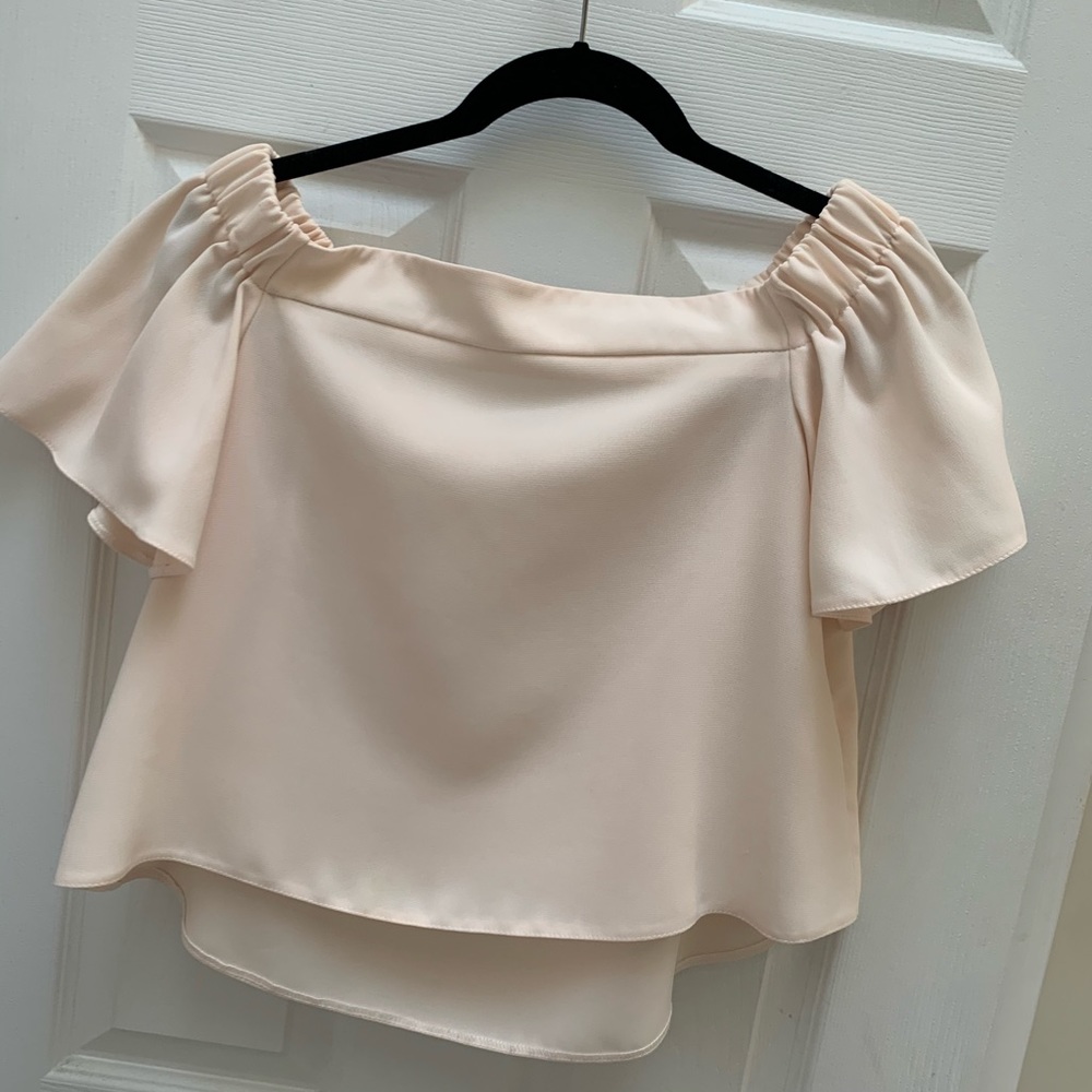Topshop off the shoulder top